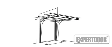 Panoraminiai - pramoniniai vartai. Pažemintas pakilimo tipas, spyruoklės gale LHR