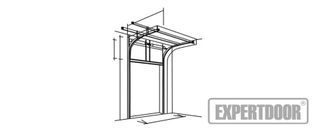 Segmentiniai garažo vartai - Paaukštintas pakilimo tipas HL